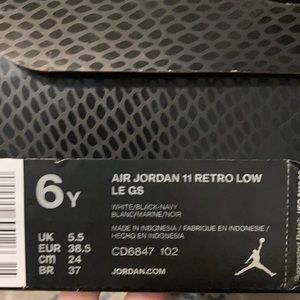 Air Jordan 11 retro low LE GS